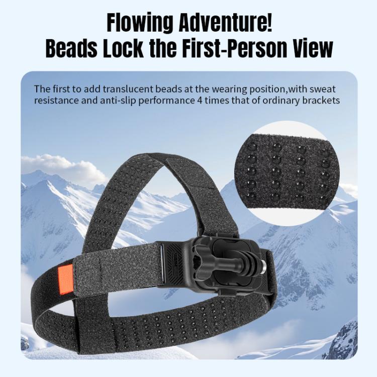 STARTRC Correa ajustable para la cabeza, magnética y ecológica, con soporte para vídeo POV, compatible con GoPro, Insta360, DJI Osmo Action y otras cámaras de acción., Magnetic Vlog POV Mount Belt