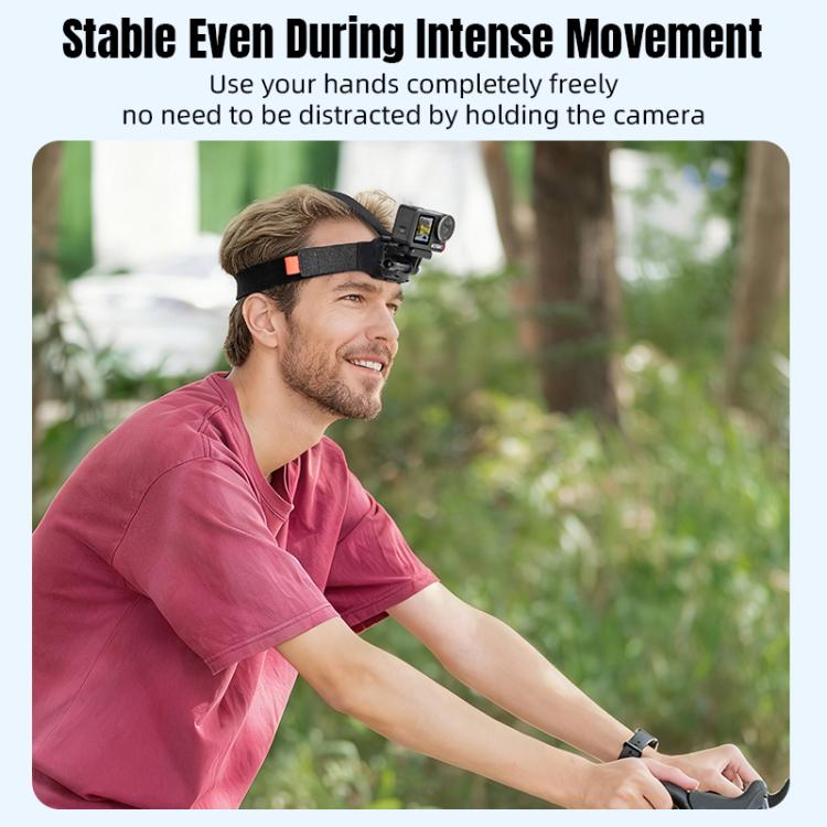 STARTRC Correa ajustable para la cabeza, magnética y ecológica, con soporte para vídeo POV, compatible con GoPro, Insta360, DJI Osmo Action y otras cámaras de acción., Magnetic Vlog POV Mount Belt