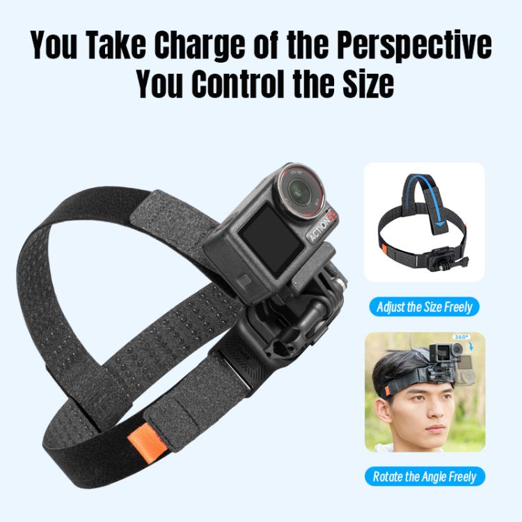 STARTRC Correa ajustable para la cabeza, magnética y ecológica, con soporte para vídeo POV, compatible con GoPro, Insta360, DJI Osmo Action y otras cámaras de acción., Magnetic Vlog POV Mount Belt