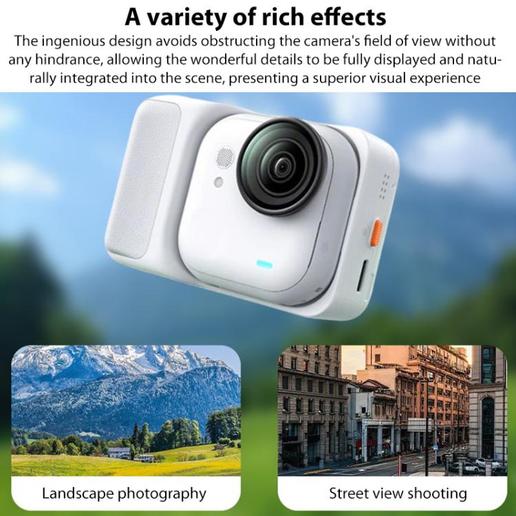 Protector de lente de cristal HD de aleación de aluminio para Insta360 GO Ultra, For Insta360 GO Ultra HD Glass Lens