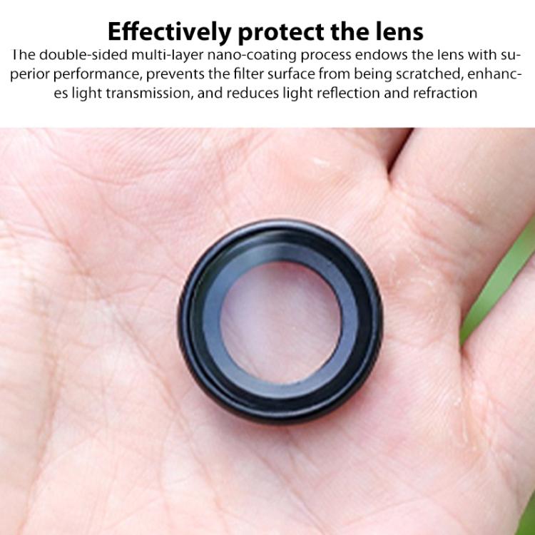 Protector de lente de cristal HD de aleación de aluminio para Insta360 GO Ultra, For Insta360 GO Ultra HD Glass Lens