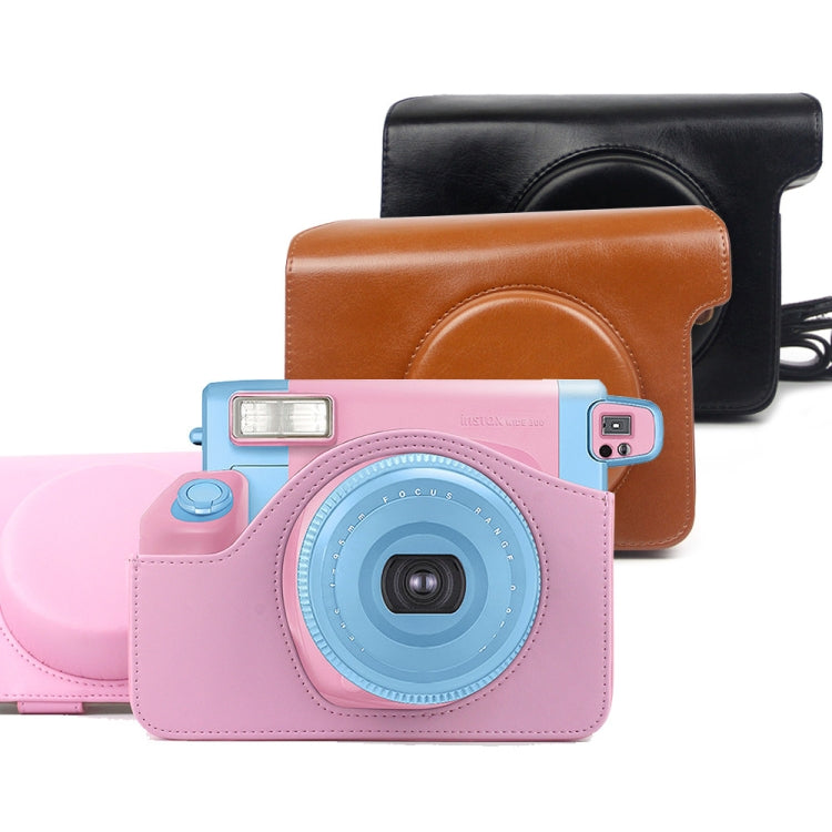 Bolso vintage de piel sintética para cámara Polaroid W300, con correa ajustable para el hombro, W300