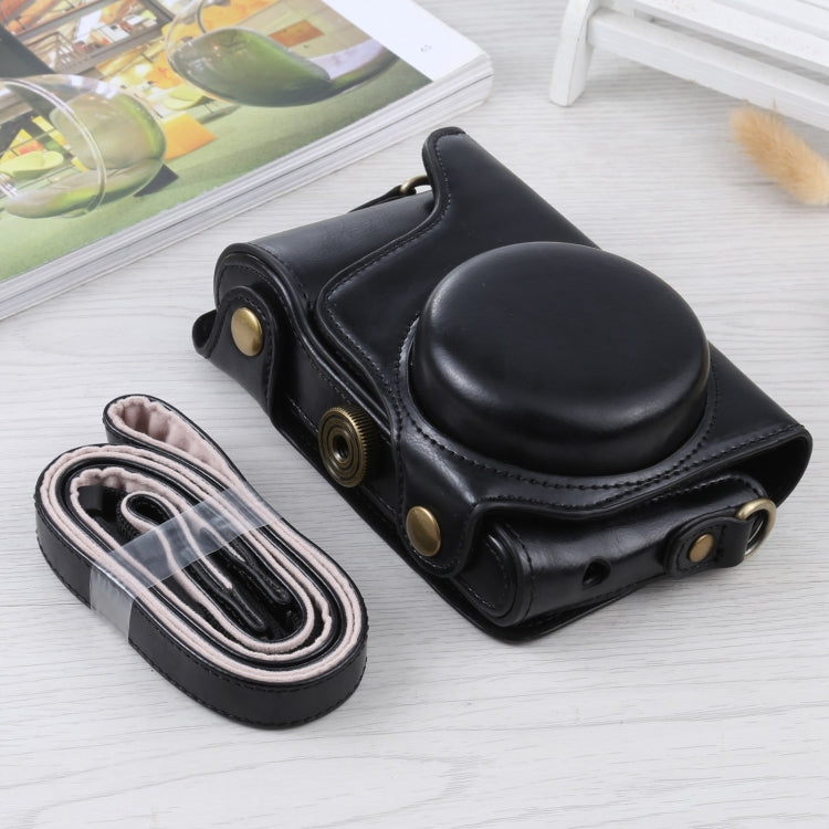 Funda de cuero PU para cámara de cuerpo completo con correa para cámara Samsung Galaxy EK-GC100 / EK-GC110 / EK-GC200, For Samsung Galaxy Camera EK-GC200, For Samsung Galaxy Camera EK-GC100