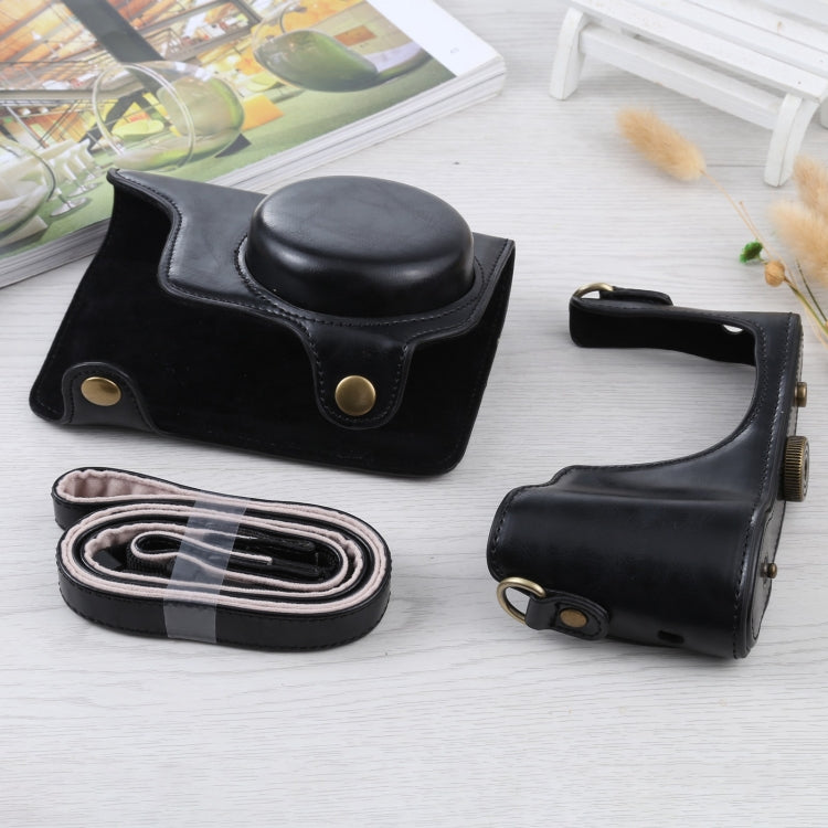 Funda de cuero PU para cámara de cuerpo completo con correa para cámara Samsung Galaxy EK-GC100 / EK-GC110 / EK-GC200, For Samsung Galaxy Camera EK-GC200, For Samsung Galaxy Camera EK-GC100