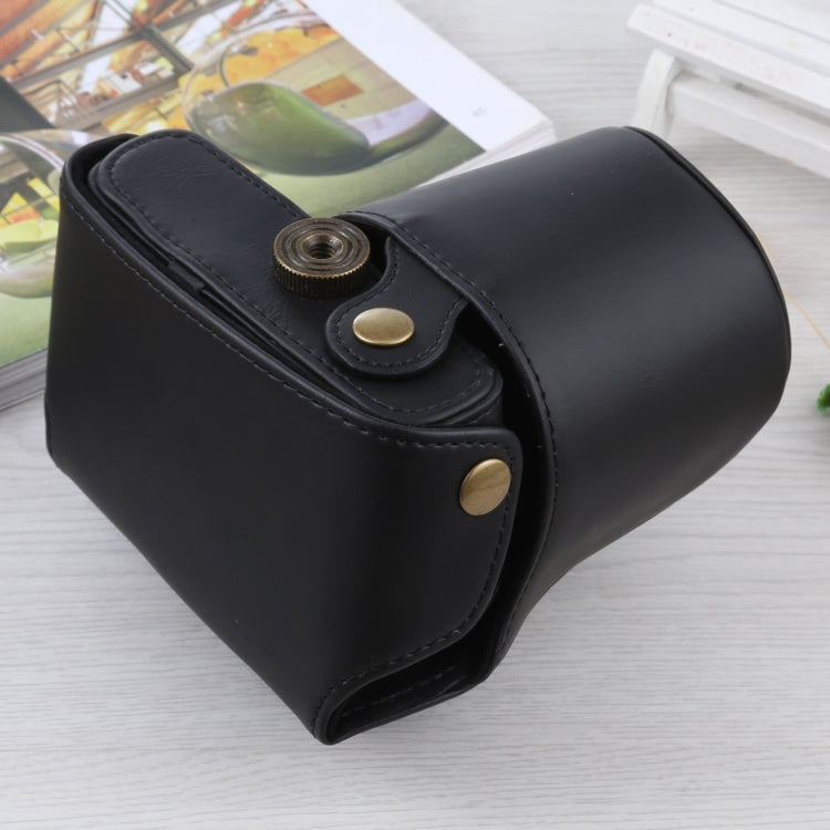 Funda de cuero PU para cámara de cuerpo completo con correa para Olympus E-PL3 / E-PM1, For Olympus E-PL3