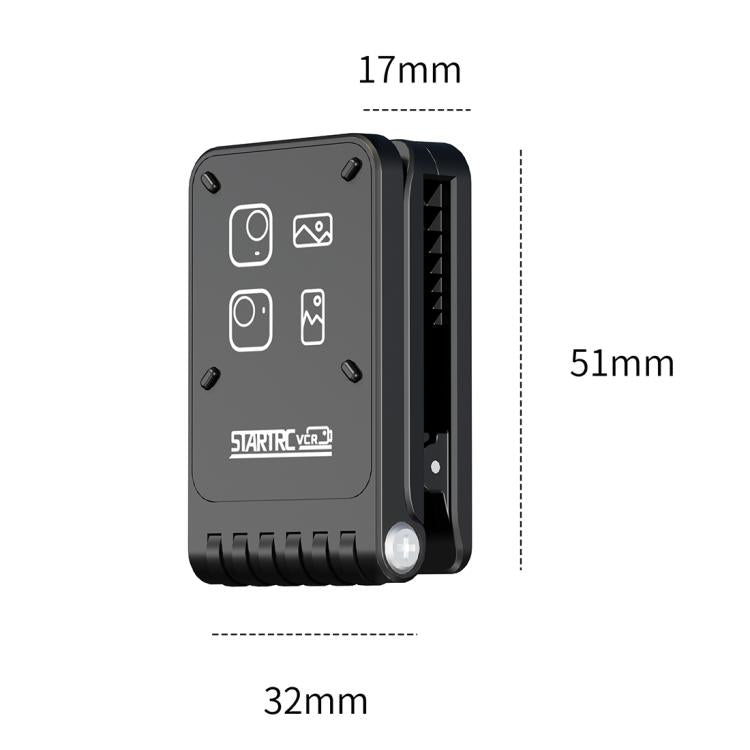 Clip magnético multiángulo para cámara Insta360 GO Ultra STARTRC con soporte y clip POV manos libres., Magnetic Clip