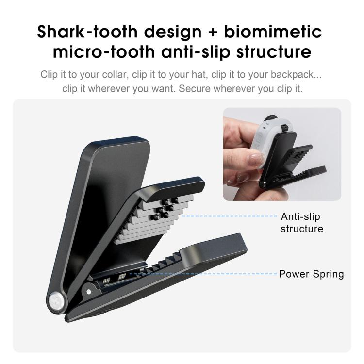 Clip magnético multiángulo para cámara Insta360 GO Ultra STARTRC con soporte y clip POV manos libres., Magnetic Clip