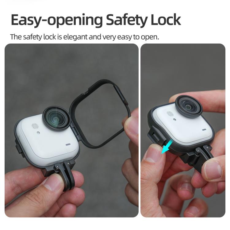 Adaptador vertical-horizontal plegable Sunnylife para Insta360 GO Ultra, soporte de montaje, marco protector, soportes de montaje, carcasa y cubierta., For Insta360 GO Ultra
