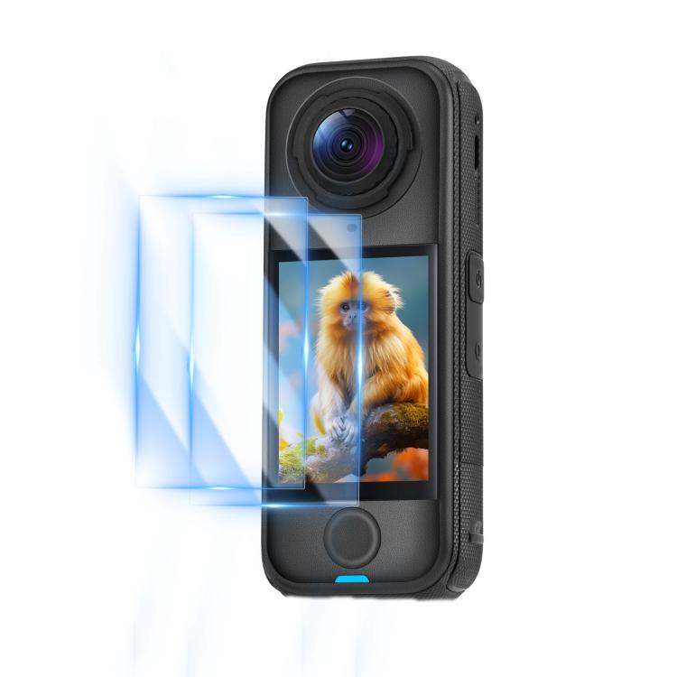 Para Insta360 X4 Air STARTRC 2 unidades de película de vidrio templado HD, For Insta360 X4 Air