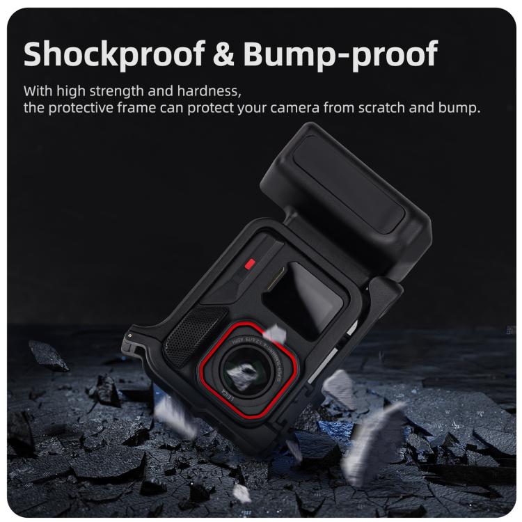 Empuñadura ergonómica Sunnylife para fotografía callejera con disparador de liberación rápida para Insta360 Ace Pro 2 / 1, For Insta360 Ace Pro 2 / 1