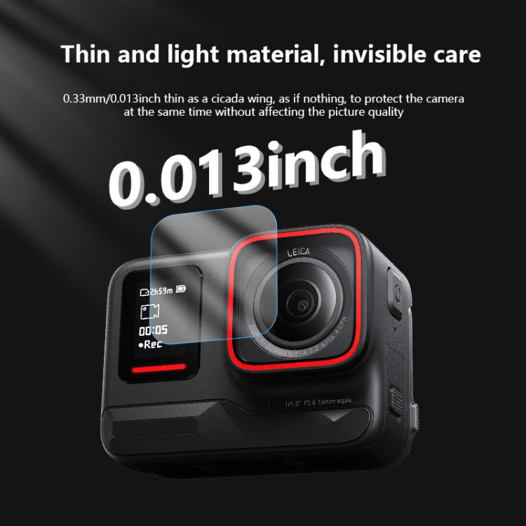 Para Insta360 Ace Pro 2 STARTRC 2 juegos 3 en 1 Pantalla trasera y delantera + película de vidrio templado para lente, For Insta360 Ace Pro 2