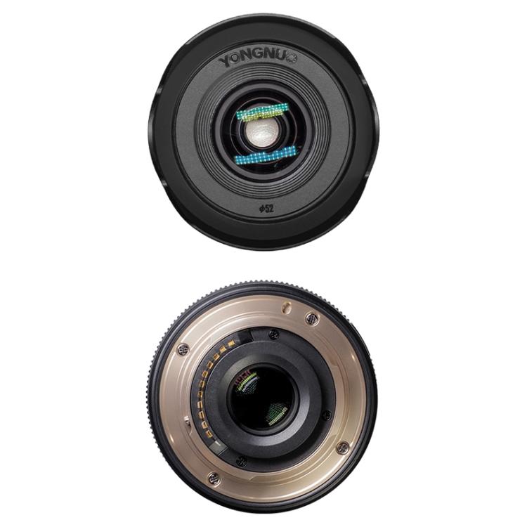 Objetivo YONGNUO YN17mm F1.7M con montura M4/3 para cámaras sin espejo, YN17mm F1.7M