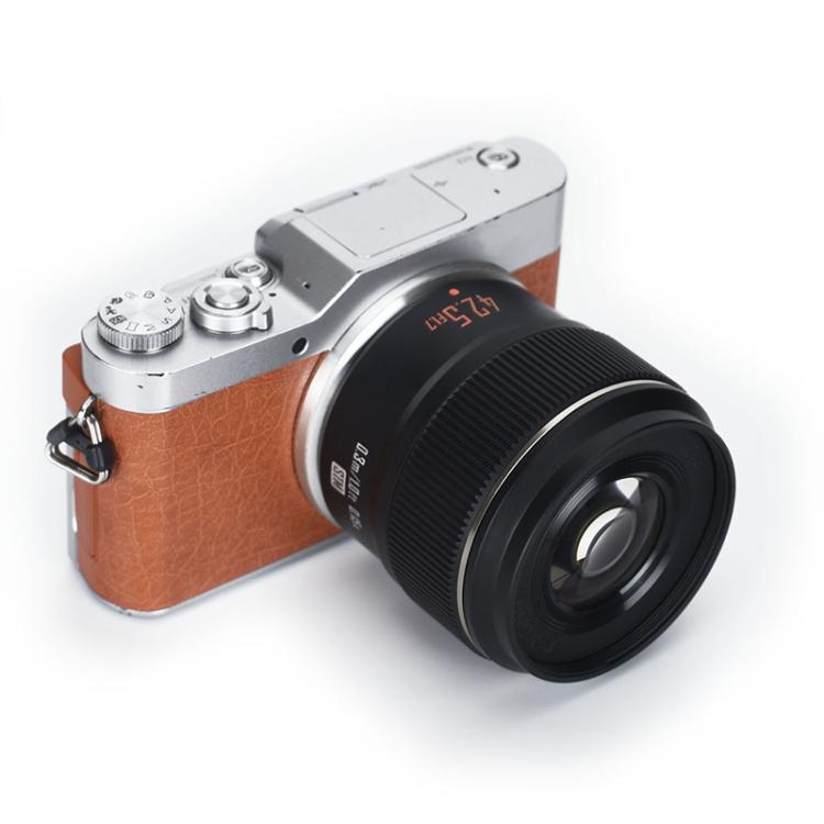 Objetivo YONGNUO YN42.5mm F1.7M II con montura M4/3 de focal fija estándar, YN42.5mm F1.7M II