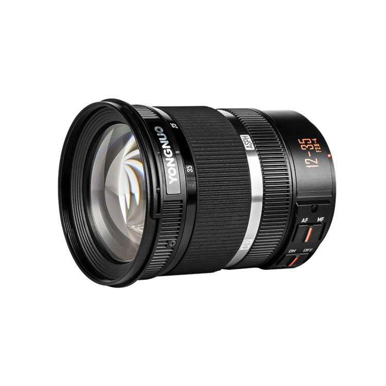 Objetivo zoom estándar YONGNUO YN12-35mm F2.8-4M con montura M4/3 y función macro., YN12-35mm F2.8-4M