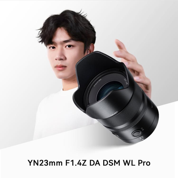 Objetivo YONGNUO YN23mm F1.4Z DA DSM WL Pro para formato APS-C con control remoto para montura Nikon Z, YN23mm F1.4Z DA DSM WL Pro