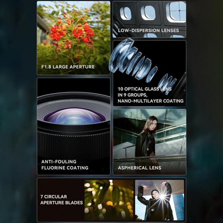 Objetivo ultra gran angular YONGNUO YN11mm F1.8S DA DSM WL para formato APS-C con control remoto para montura Sony E., YN11mm F1.8S DA DSM WL