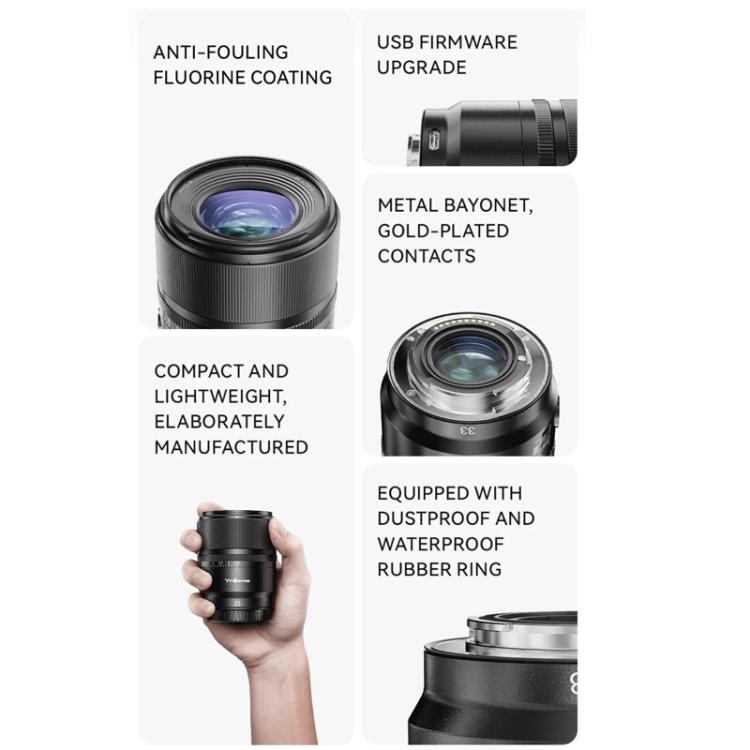 Objetivo YONGNUO YN33mm F1.4S DA DSM WL Pro para formato APS-C con control remoto para montura Sony E., YN33mm F1.4S DA DSM WL Pro