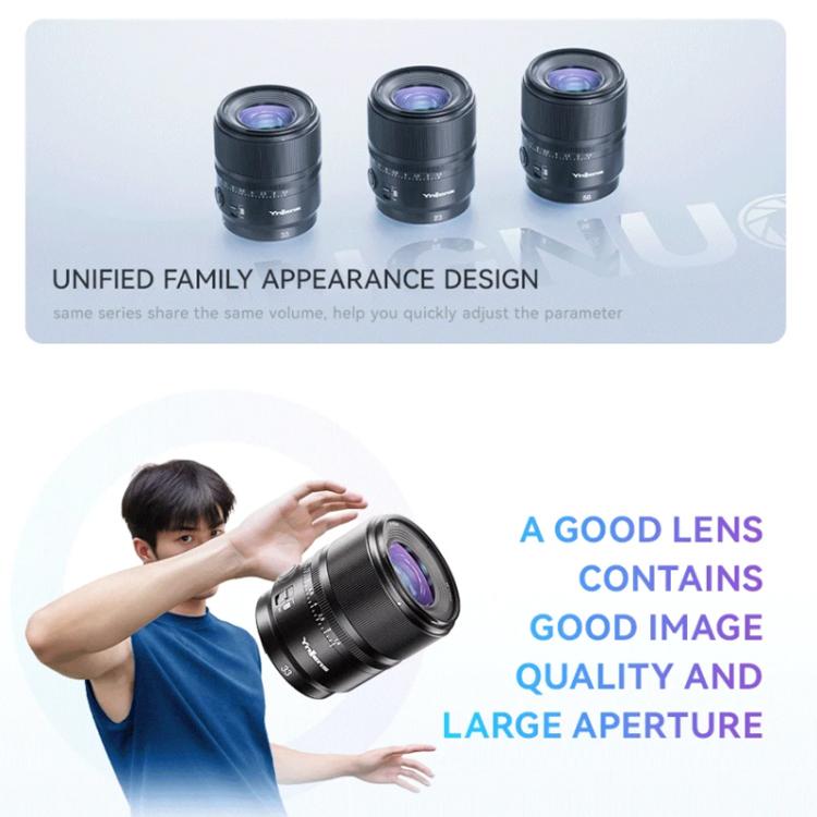 Objetivo YONGNUO YN33mm F1.4S DA DSM WL Pro para formato APS-C con control remoto para montura Sony E., YN33mm F1.4S DA DSM WL Pro