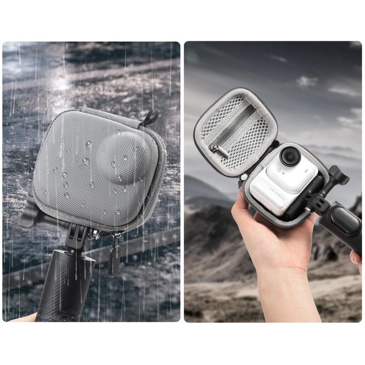 Bolsa de almacenamiento portátil de PU con textura de diamante para Insta360 GO Ultra STARTRC Mini, For Insta360 GO Ultra 1