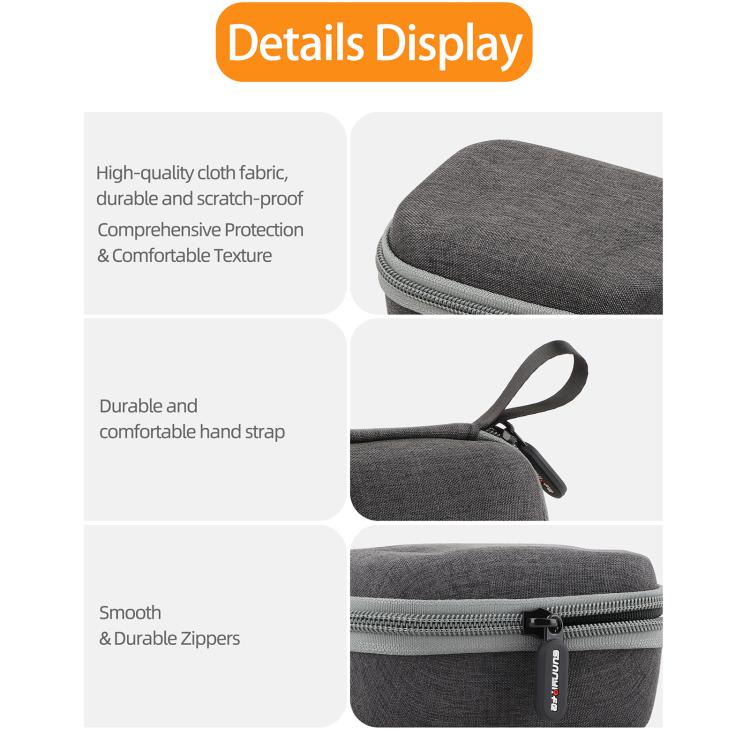 Bolsa de almacenamiento protectora portátil estándar Sunnylife para Insta360 GO Ultra, For Insta360 GO Ultra