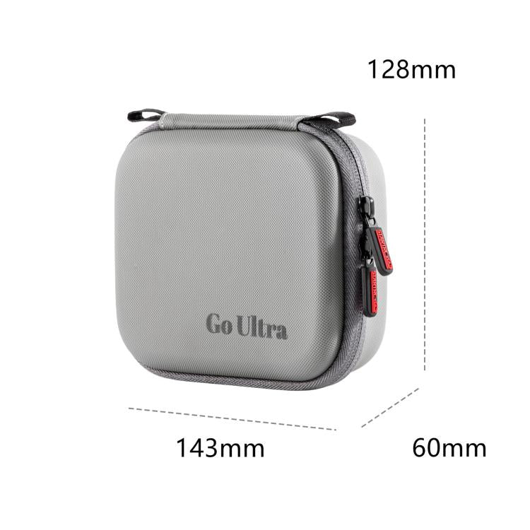 Para la Insta360 GO Ultra STARTRC Standard, caja protectora portátil y bolsa de almacenamiento de PU con textura de diamante., For Insta360 GO Ultra