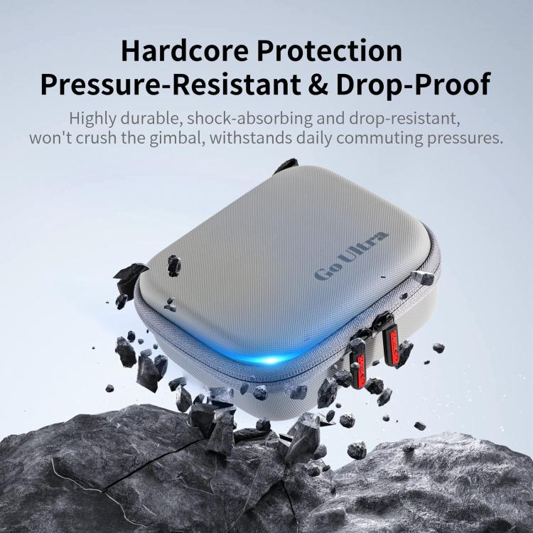Para la Insta360 GO Ultra STARTRC Standard, caja protectora portátil y bolsa de almacenamiento de PU con textura de diamante., For Insta360 GO Ultra