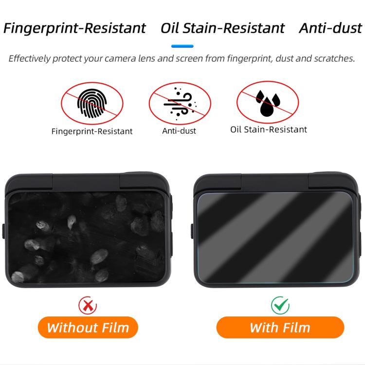 Película protectora antiexplosión Sunnylife para la lente de la pantalla de la Insta360 GO Ultra (2 unidades), Sunnylife