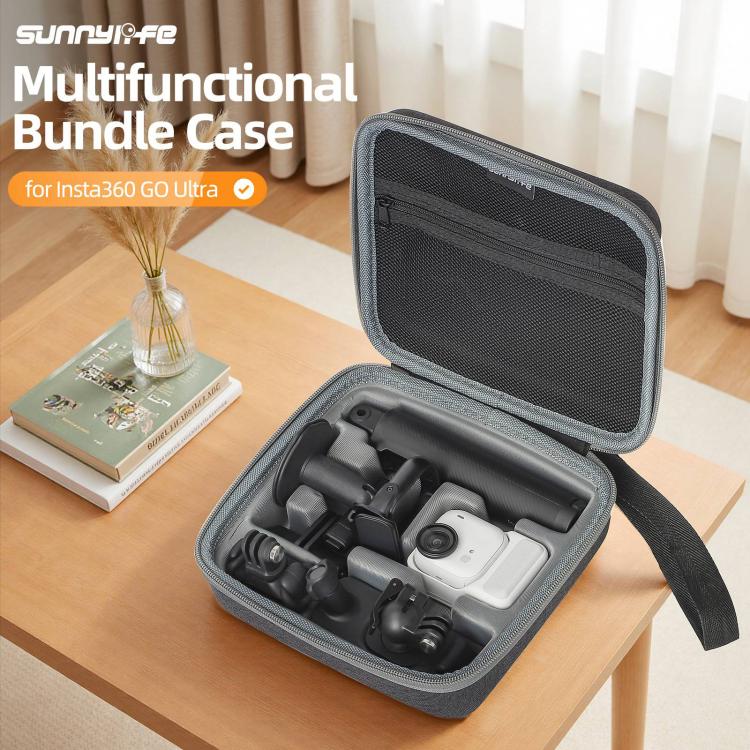 Para la Insta360 GO Ultra, kit completo Sunnylife, caja protectora portátil y bolsa de almacenamiento., For Insta360 GO Ultra