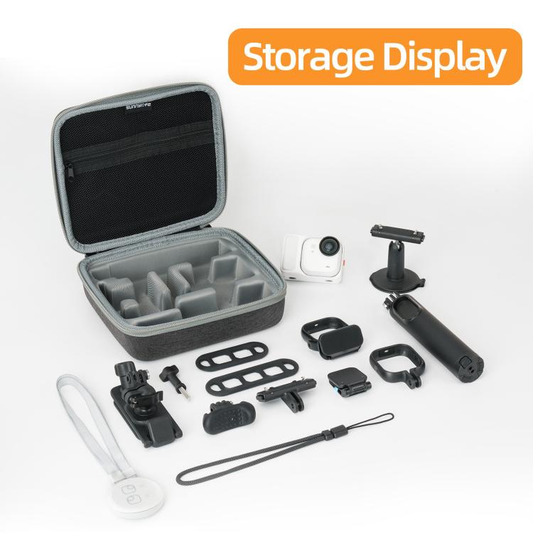 Para la Insta360 GO Ultra, kit completo Sunnylife, caja protectora portátil y bolsa de almacenamiento., For Insta360 GO Ultra