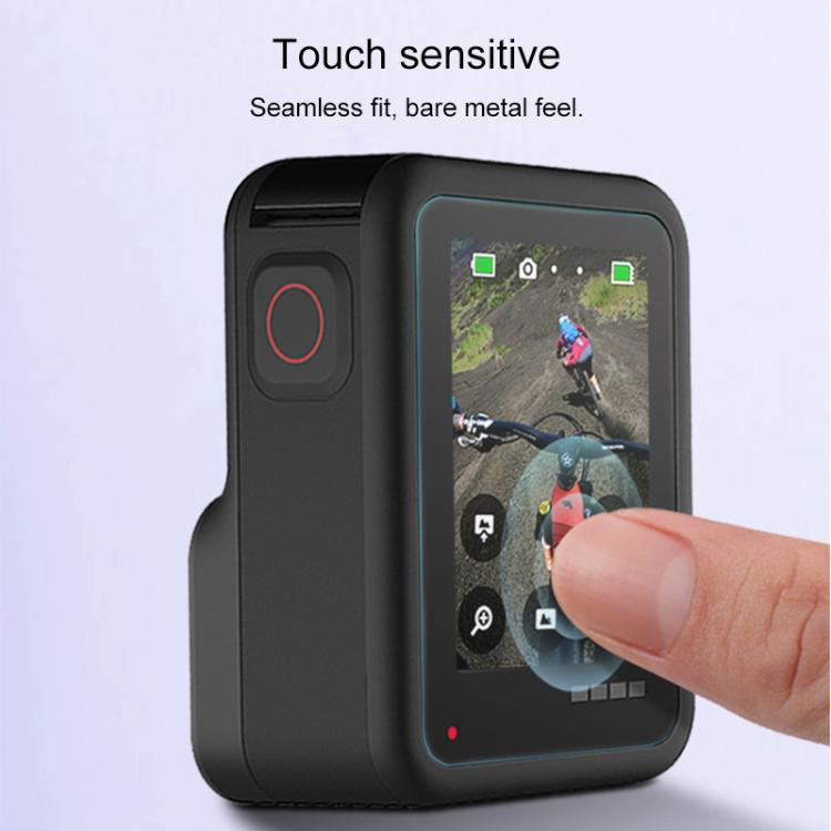 Para GoPro HERO8 lente de cámara negra película protectora HD + pantalla LCD Protector de pantalla HD