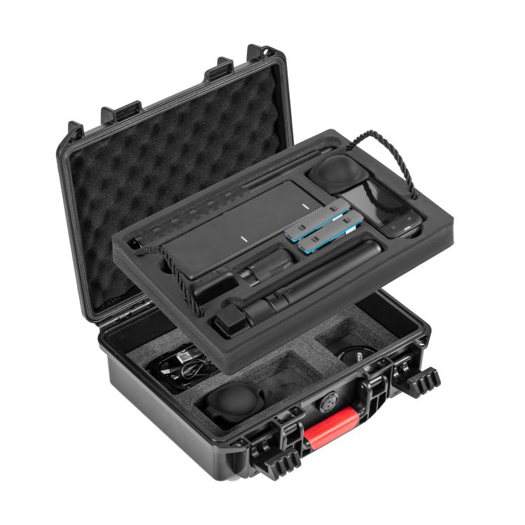 Caja de almacenamiento tipo maleta impermeable de doble capa para Insta360 X5 STARTRC