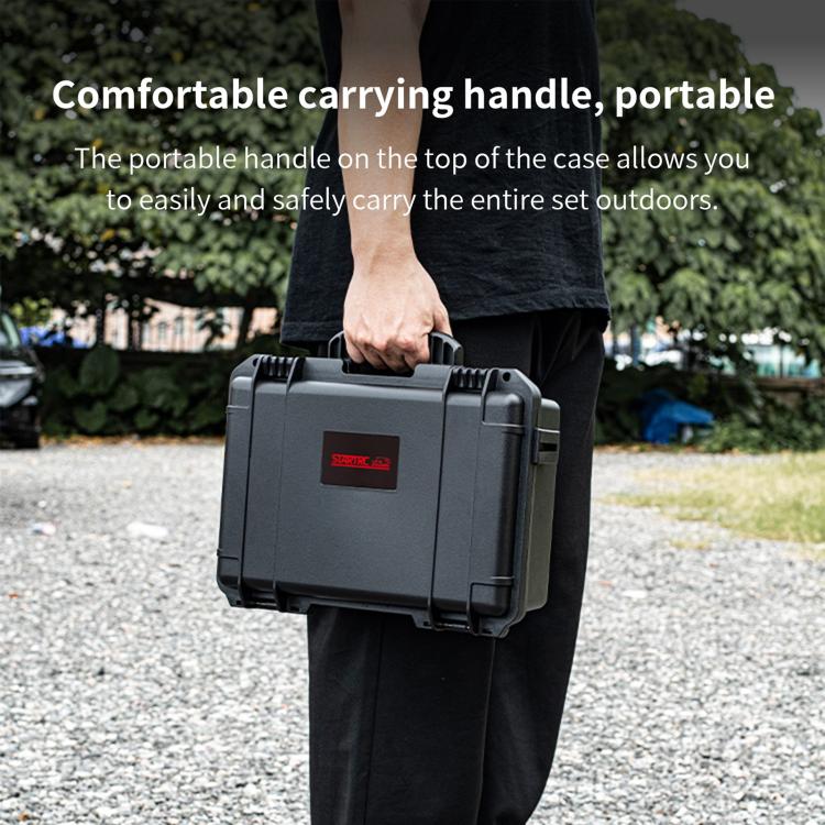 Caja de almacenamiento tipo maleta impermeable de doble capa para Insta360 X5 STARTRC