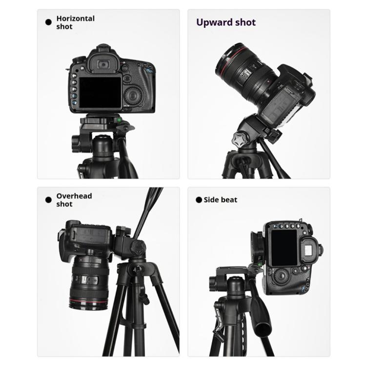 Soporte universal para trípode de selfies en directo de 360° con cabezal y abrazadera para teléfono., Selfie Live Tripod