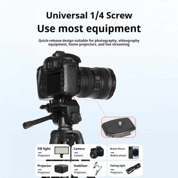 Soporte universal para trípode de selfies en directo de 360° con cabezal y abrazadera para teléfono., Selfie Live Tripod