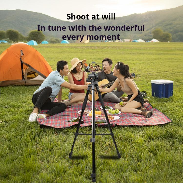 Soporte universal para trípode de selfies en directo de 360° con cabezal y abrazadera para teléfono., Selfie Live Tripod