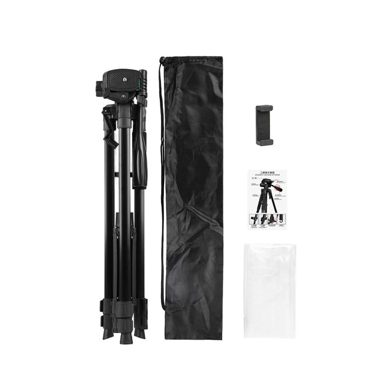 Soporte universal para trípode de selfie en directo 3520 con cabezal y abrazadera para teléfono., 3520 Tripod