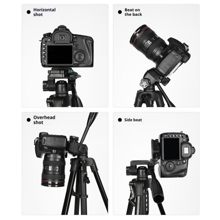 Soporte universal para trípode de selfie en directo 3520 con cabezal y abrazadera para teléfono., 3520 Tripod