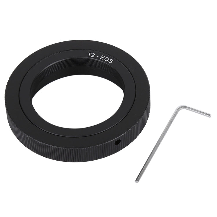 T2-EOS Lente de rosca T2 a anillo escalonado adaptador de metal con montura EOS, T2-EOS