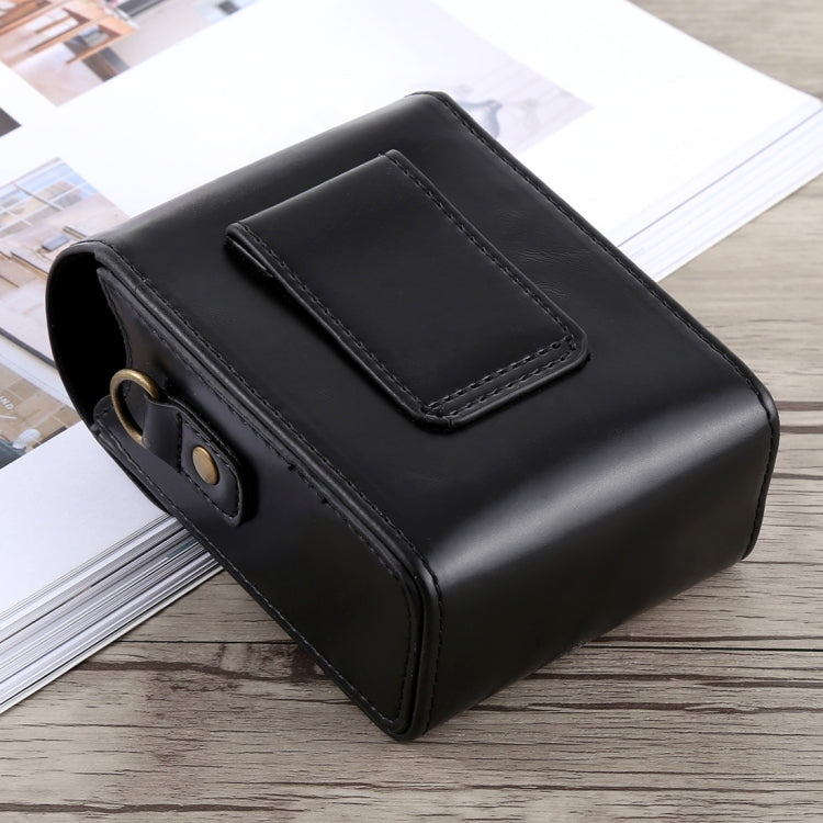 Funda de cuero PU con cierre de hebilla para cámara de cuerpo completo con correa de mano y correa para el cuello para Canon G7X II / G9X Mark II, Sony RX100 / M2, For G7X II, For RX100