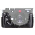 Base de media funda para cámara de cuero PU con rosca de 1/4 de pulgada para Leica M10, For Leica M10
