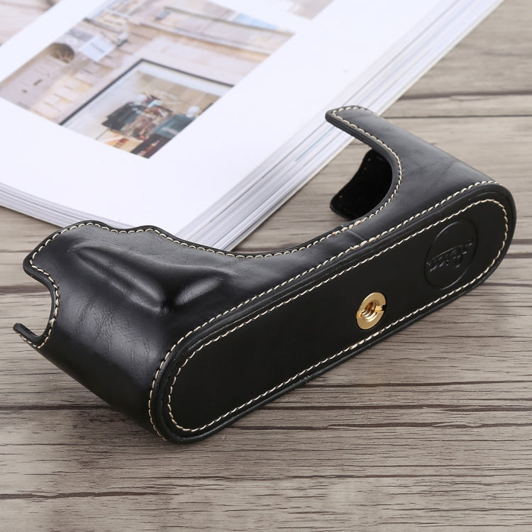 Base de media funda para cámara de cuero PU con rosca de 1/4 de pulgada para Leica M10, For Leica M10