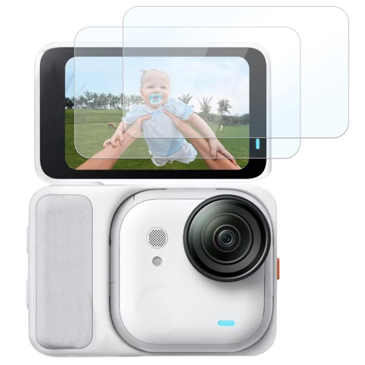 Para Insta360 GO Ultra, 2 unidades de película protectora de gas templada STARTRC para pantalla, STARTRC