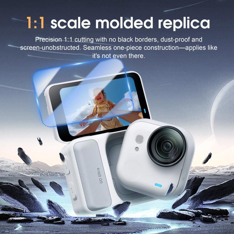 Para Insta360 GO Ultra, 2 unidades de película protectora de gas templada STARTRC para pantalla, STARTRC