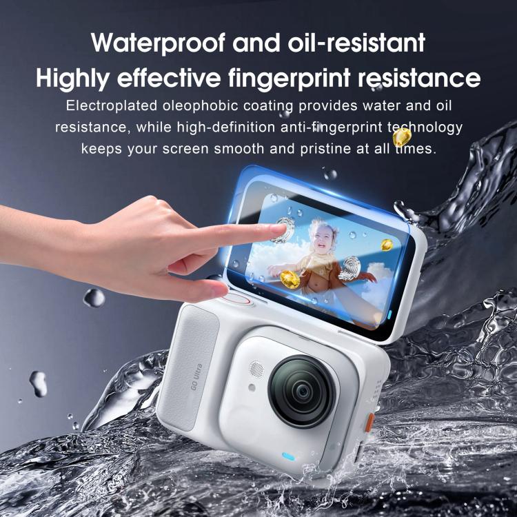 Para Insta360 GO Ultra, 2 unidades de película protectora de gas templada STARTRC para pantalla, STARTRC