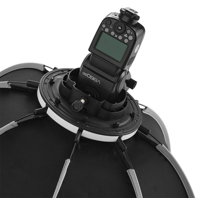TRIOPO KS55 55cm Speedlite Flash Octagon Difusor parabólico Softbox con mango de montaje en soporte, KS55