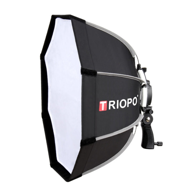 TRIOPO KS90 90cm Domo Speedlite Flash Octágono Difusor Parabólico Softbox con Soporte Mango de Montaje para Speedlite, KS90