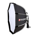 TRIOPO KS90 90cm Domo Speedlite Flash Octágono Difusor Parabólico Softbox con Soporte Mango de Montaje para Speedlite, KS90