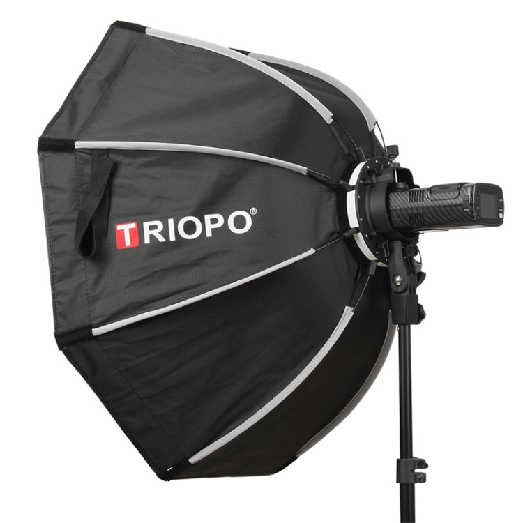 TRIOPO KX65 Difusor Softbox Parabólico Octagonal con Flash Speedlite Domo de 65 cm para Speedlite, KX65