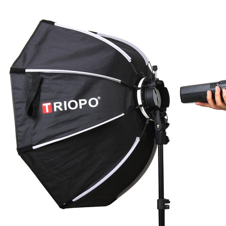 TRIOPO KX65 Difusor Softbox Parabólico Octagonal con Flash Speedlite Domo de 65 cm para Speedlite, KX65