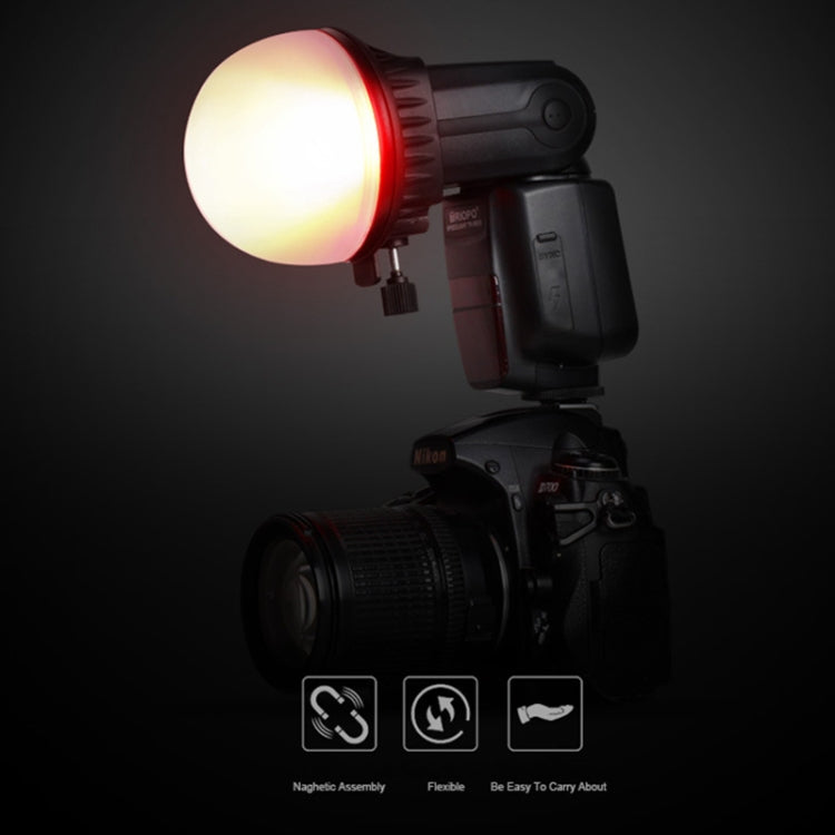TRIOPO TR-08 Flash Speedlite Honeycomb Magnet Fixing Softbox Kits con 4 filtros de color magnéticos, TR-08